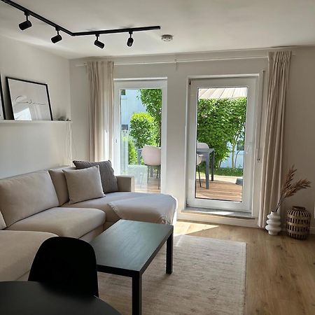 Stylisches 2-Raum-Apartment - In Center Parc Naehe Leutkirch im Allgäu Buitenkant foto